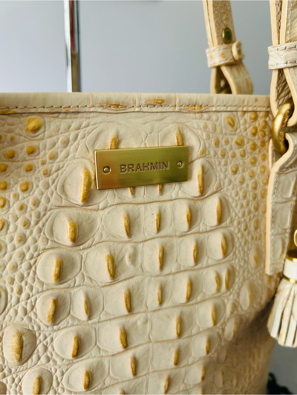 Vintage Brahmin Medium Asher Shoulder Bag - Bali - Picture 4 of 15